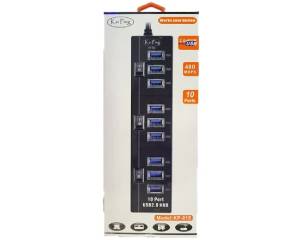 hub 10 port usb kp-015
